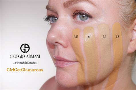 giorgio armani foundation luminous silk shades|armani luminous silk shades explained.